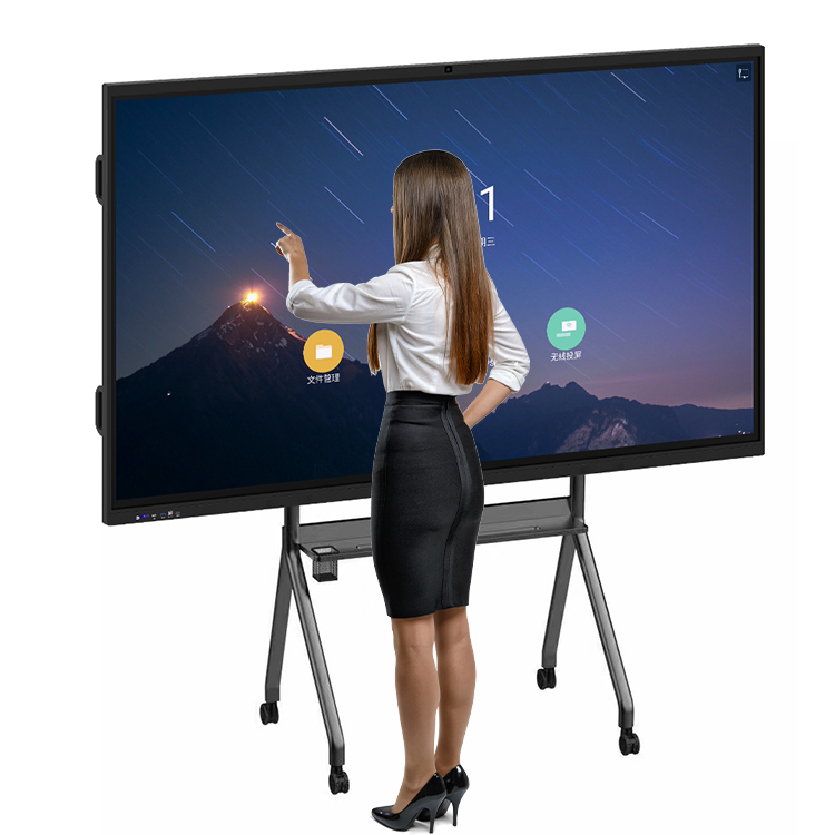 4K Factory Aluminum Digital Touch Screen Smart whiteboard interactive For Classroom Teaching Panel interactive whiteboard 2