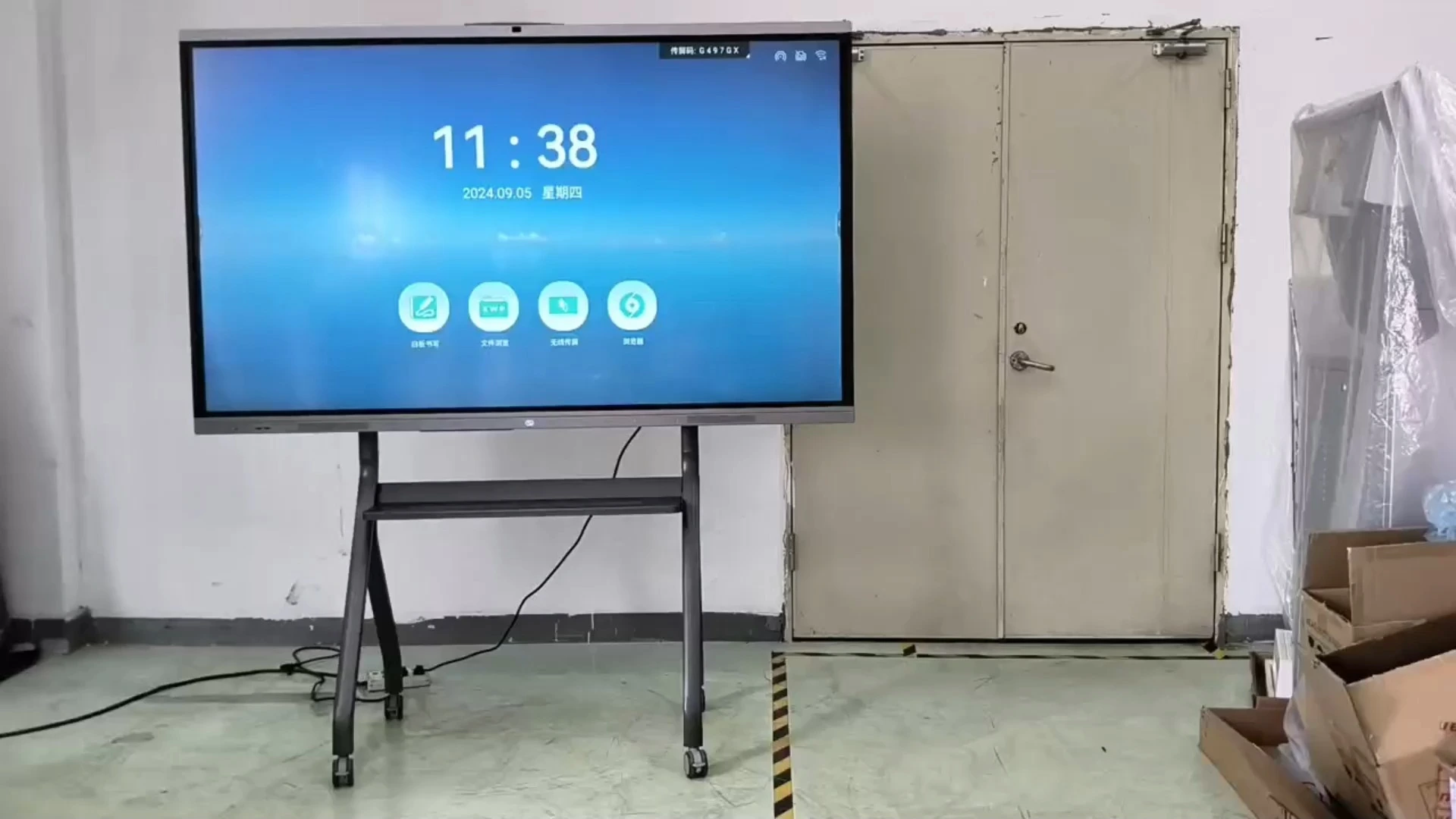 4K Factory Aluminum Digital Touch Screen Smart whiteboard interactive For Classroom Teaching Panel interactive whiteboard 1