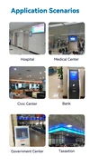 17inch touch screen ticket dispenser machine queue management system kiosk 8