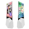 Floor Standing QLED Glass Double Sided Digital Ads Screen Digital Signal DIsplay 2