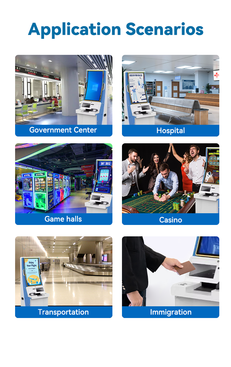 Self Service Kiosk Ticket redemption kiosk ATM for Clubs pubs gaming Terminal skill game machine ATM kiosk 6