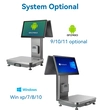 High quality pos system touch screen scale cash register weighing scale for retail market Inteligente electronique escala 6