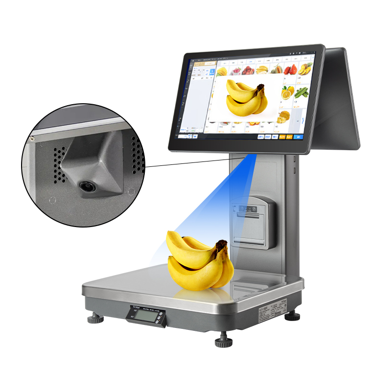 High quality pos system touch screen scale cash register weighing scale for retail market Inteligente electronique escala 5