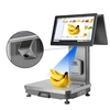 High quality pos system touch screen scale cash register weighing scale for retail market Inteligente electronique escala 5