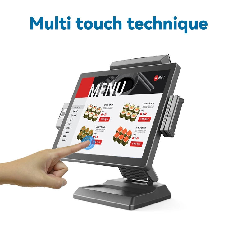 64+4g Android 9.0 digital cash register all in one pos restaurant 15 pos systems touch screen cashier 1
