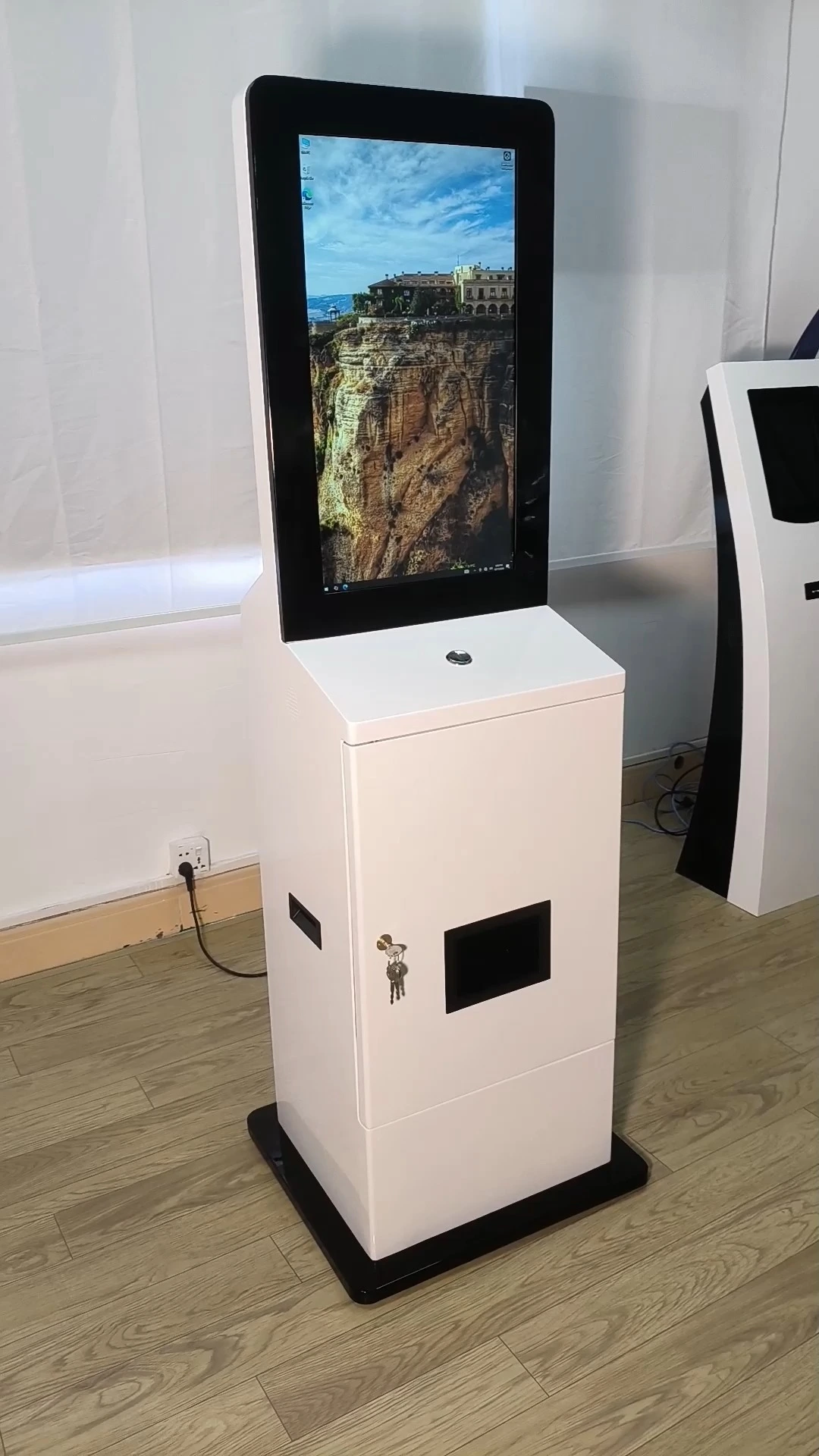 Floor Standing Touch Screen Bill Payment cash Recycle machine cash payment kiosk self service Automatic Ticket Purchase machine 1