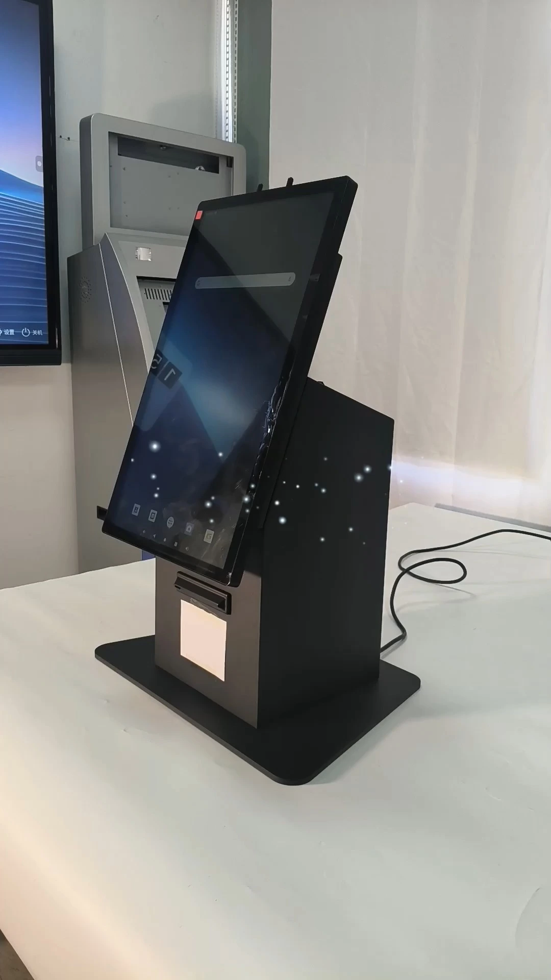 Retail touch screen desktop android windows restaurant tablet ordering self service payment kiosk 1