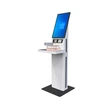 Self Service Touch Screen Kiosk with Metal Keyboard Book Information Equiry and QR Scanning Kiosk 4