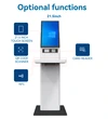 Self Service Touch Screen Kiosk with Metal Keyboard Book Information Equiry and QR Scanning Kiosk 2