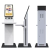 Self Service Touch Screen Kiosk with Metal Keyboard Book Information Equiry and QR Scanning Kiosk 5