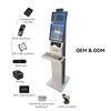 Factory OEM ODM Indoor Free Standing 19 Inch Touch Interactive Screen Kiosk with Metal Keyboard 4