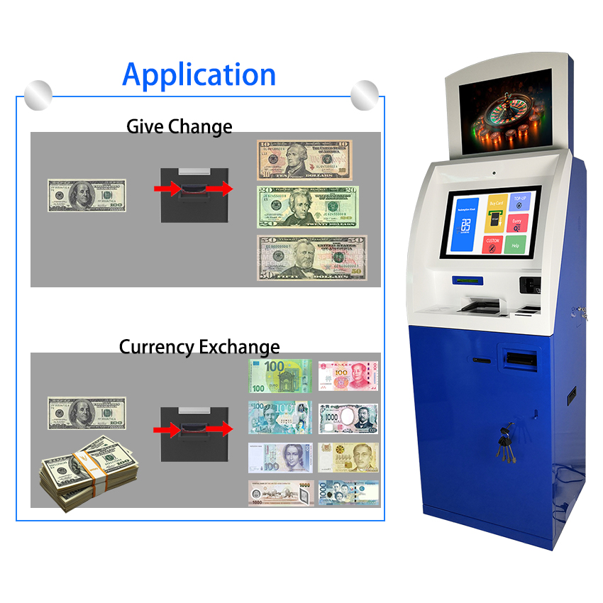 Kiosk ATM Machine Manufacturers in China Crypto Deposit Bank Cash Withdrawal Smart Cash Dispensing Prices ATM Machine for Sale 5