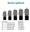 LX8009 LCD Touch Screen Rotable Floor Standing Advertise Digital Signal Screen Kiosk 8