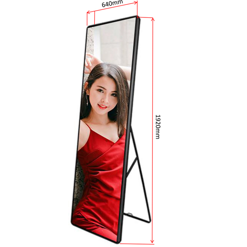 LED P2.5 LED poster screen vertical advertising display 7