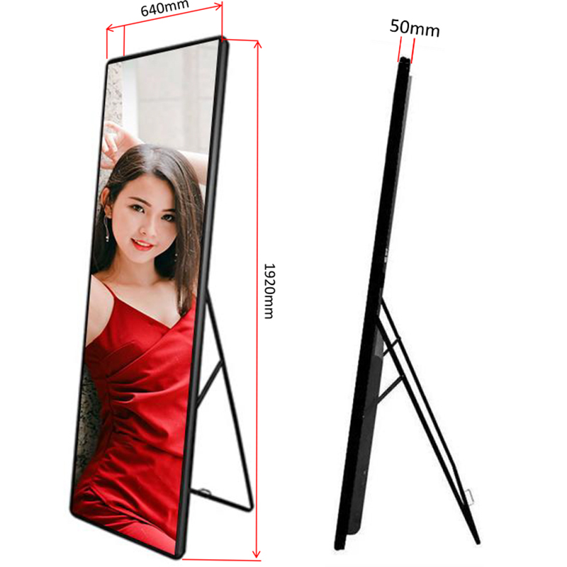 LED P2.5 LED poster screen vertical advertising display 5