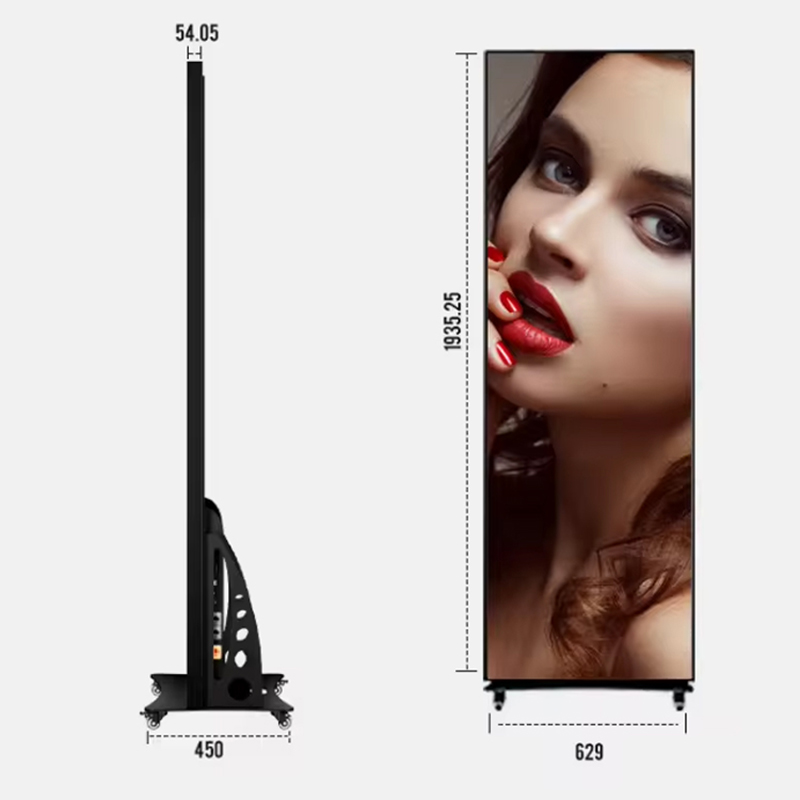 LED P2.5 LED poster screen vertical advertising display 4