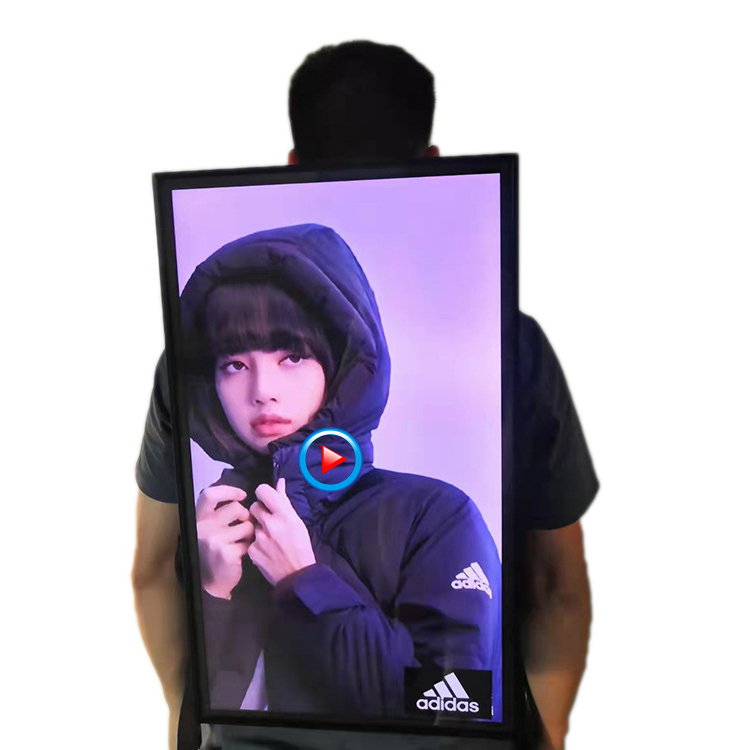 Portable Advertising And Promotion Use Backpack Billboard LCD Screen High Resolution Video advertising machine