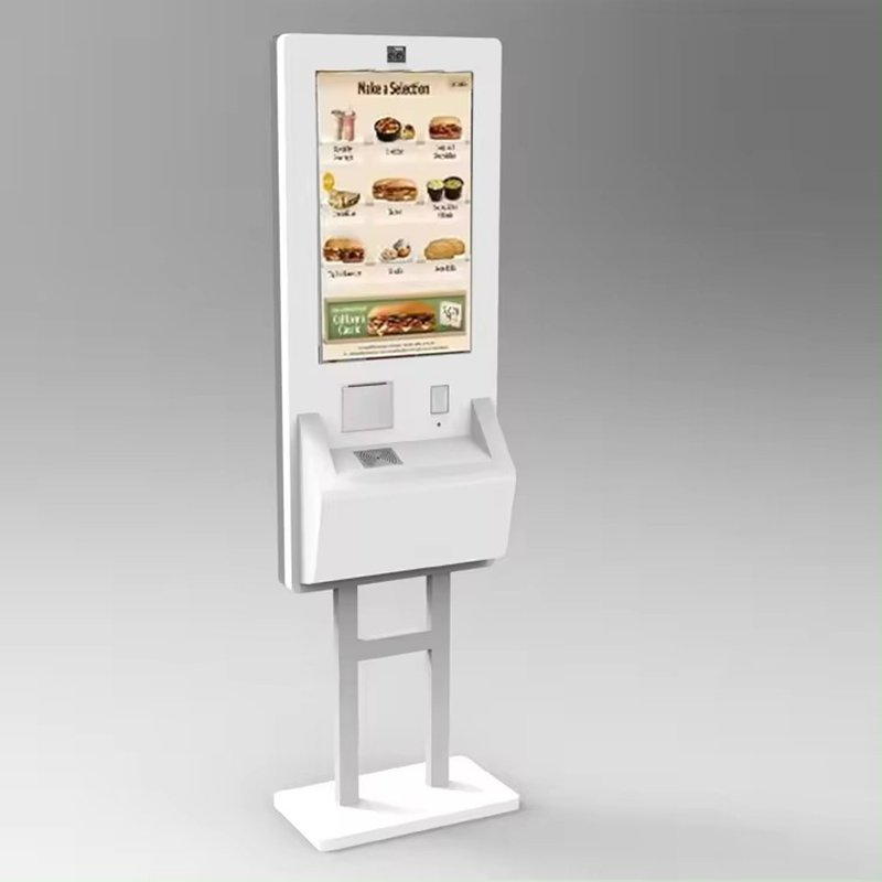Touch Screen Floor Standing Smart Interactive Self Ordering Kiosk Payment Android Terminal Equipment Kiosk cash payment machine 4