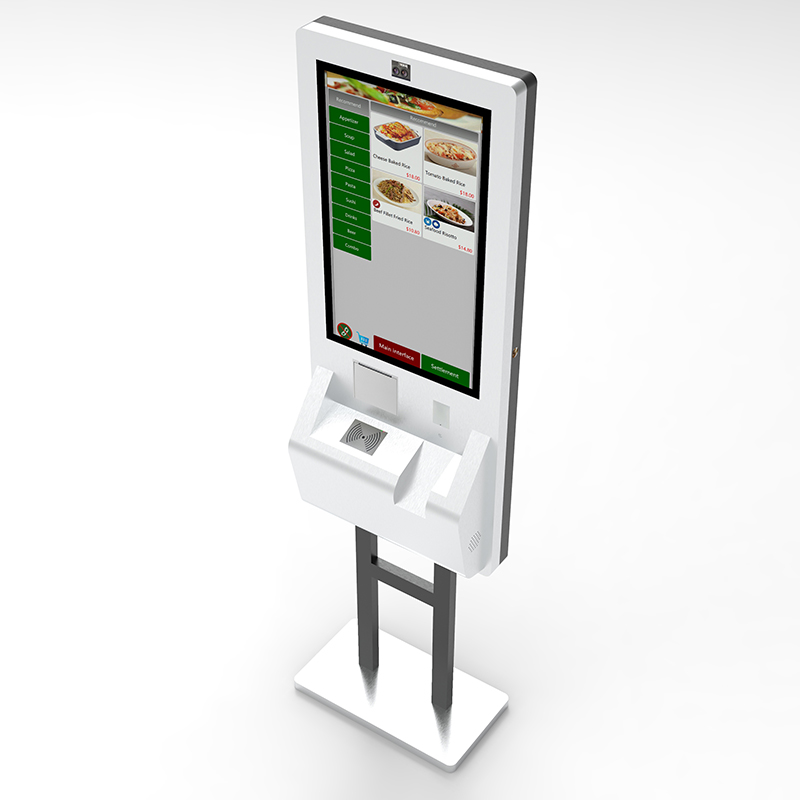 Touch Screen Floor Standing Smart Interactive Self Ordering Kiosk Payment Android Terminal Equipment Kiosk cash payment machine