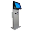 Touch Screen Ticket Kiosk With Printer And Card Reader Barcode Scanner 19 3