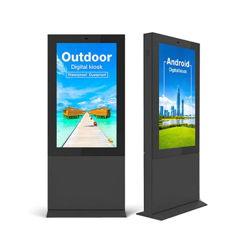 86 Inch Customized Touch Screen Digital Signage Floor Standing For Supermarket 1