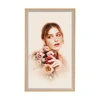 2024 New Large Screen Wall Mount Menu board Digital Photo Picture Frame Screen for Art gallery Shop Mall 3