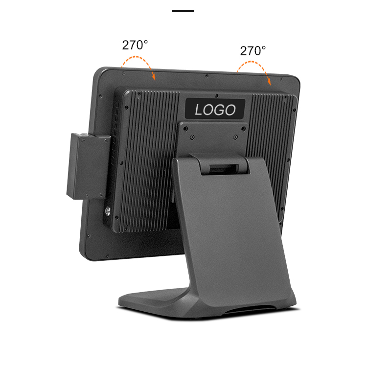 LX1502B POS Cash Register 15 inch HD Touch Screen All in one Support Foldable hide line 7