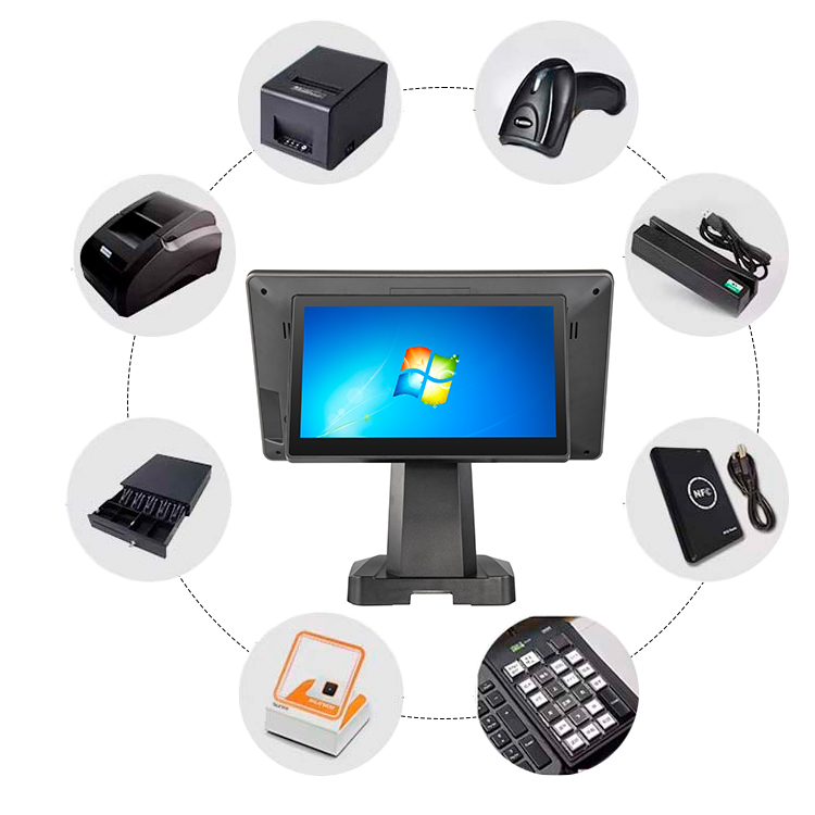 LX1564 retail store automatic cashier cash register cashier box pos system machine for business sale 6