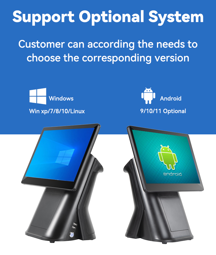 LX1563 cashier pos system machine with terminal shop complete pos cash register android in china 7
