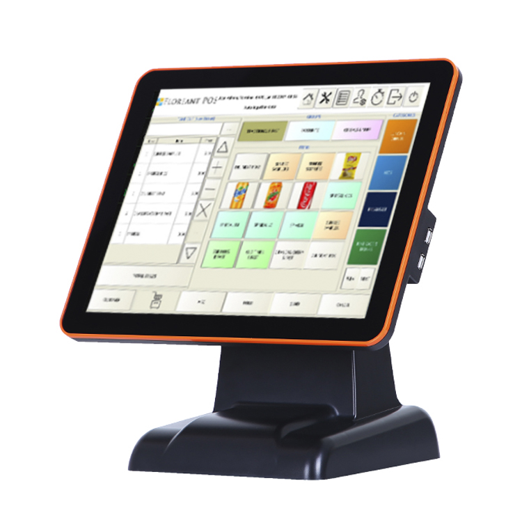 LX1501 cashier cash register restaurants point for sale all in one pos system set 2