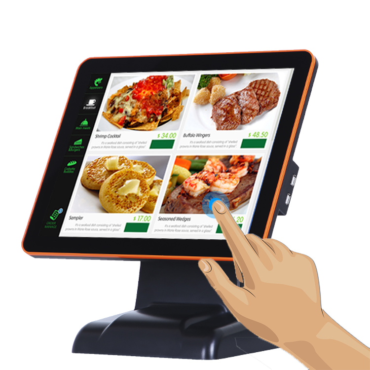 LX1501 cashier cash register restaurants point for sale all in one pos system set 3
