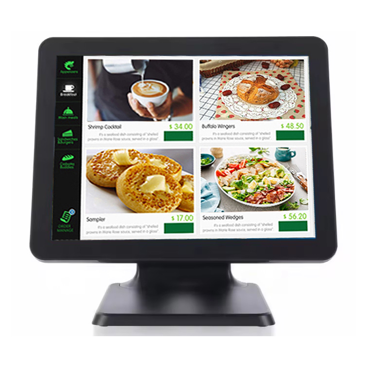 LX1502 all-in-1 cashier restaurant cash payment kiosks register screen Pos systems for grocery store 3