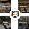 LX1502 all-in-1 cashier restaurant cash payment kiosks register screen Pos systems for grocery store 9