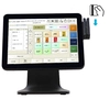 LX1562 All in one Electronic Cash Register POS system Double Screen Cash Register Computer 2