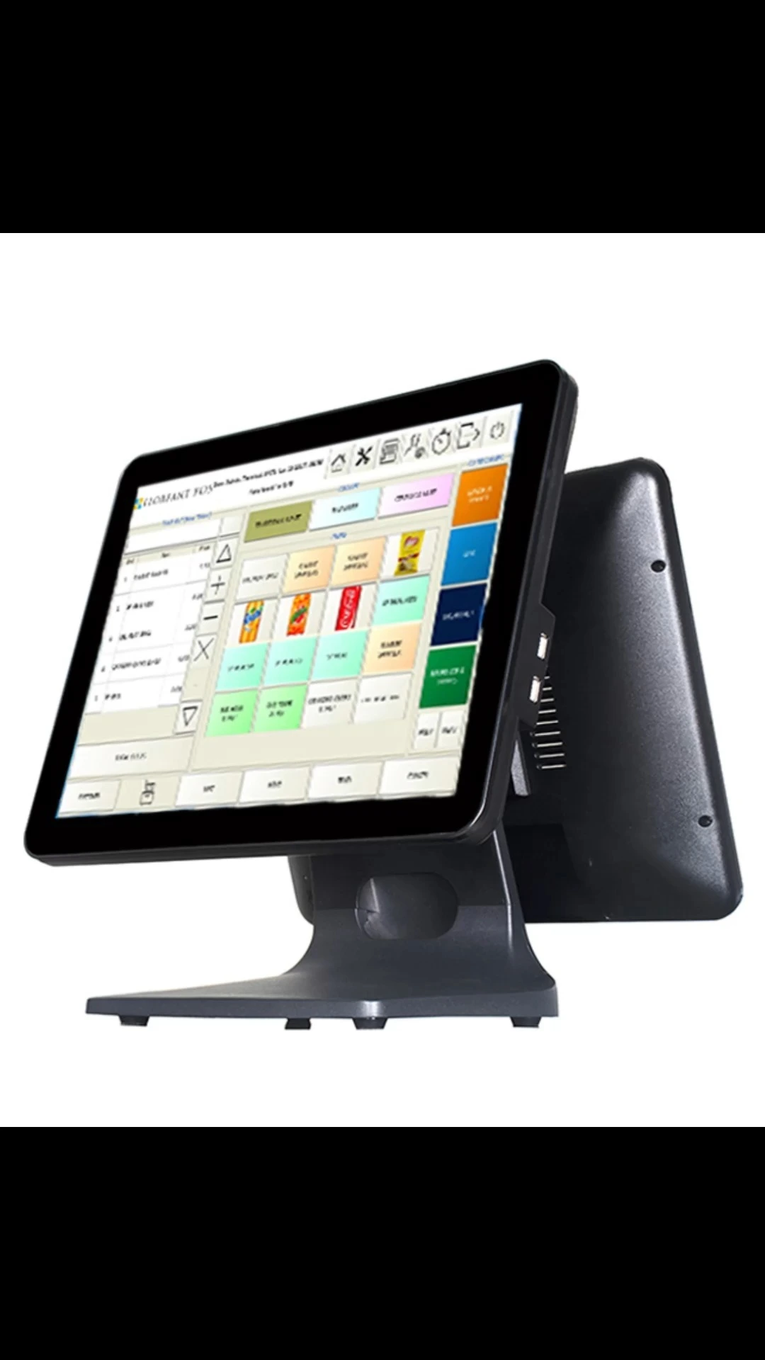 LX1562 All in one Electronic Cash Register POS system Double Screen Cash Register Computer 1