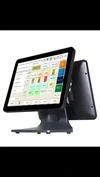 LX1562 All in one Electronic Cash Register POS system Double Screen Cash Register Computer 1