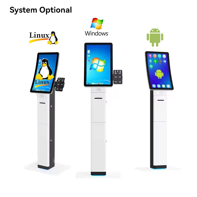 LX9045 Touch Screen Curved Self Service Payment Ordering Kiosk for Shop 2