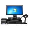 15.6 Inch Dual Screen Touch Cash Acceptor Machine Restaurant Ordering Touch Machine Android Window Touch Pos System For Retail 7