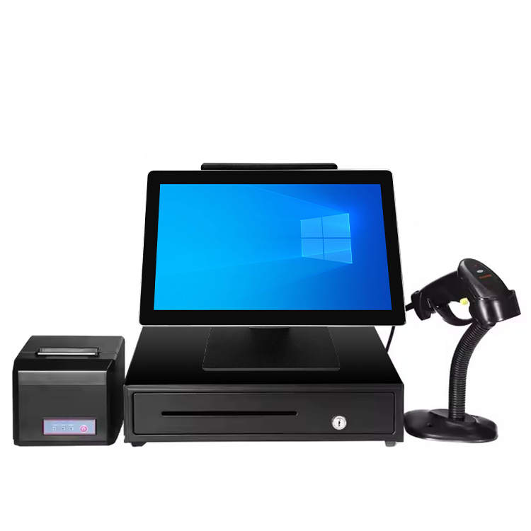 Cashless Payment Terminal cash register All In One Touchscreen Pos Systems For Restaurants 3