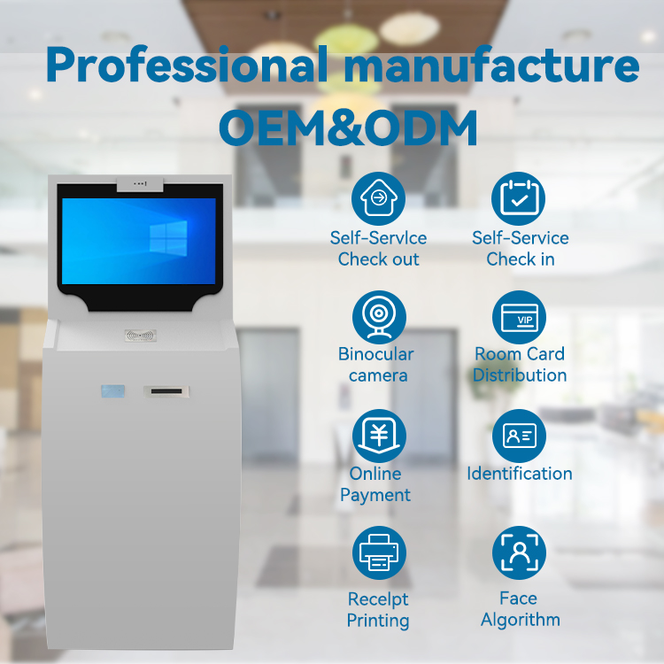 Touch Screen Kiosk Interactive Self Service Pos Printer Scanner Kiosk Totem Self Service Payment Kiosk 3