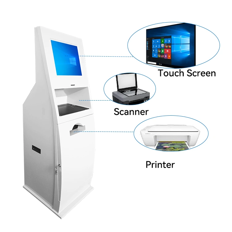 OEM ODM touch screen kiosk document scanning/copying and printing self service payment Kiosk for banking/Service Center 1