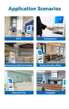 Store recommended Touch Screen self-service cash payment intelligent ticket machine with ticket printer self-service kiosk 6