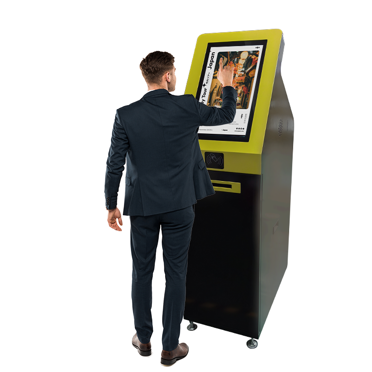 Touch screen Currency Exchange Kiosk Manufacturer Coin Bill Exchange Kiosk Coin Recycler Note Recycler ATM Payment Kiosks 3