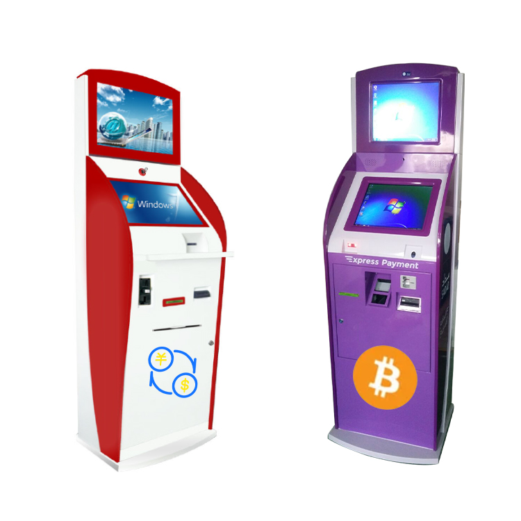 capacitive touch screen bill printer self-service payment kiosk with card reader photo printing kiosk touch screen 3