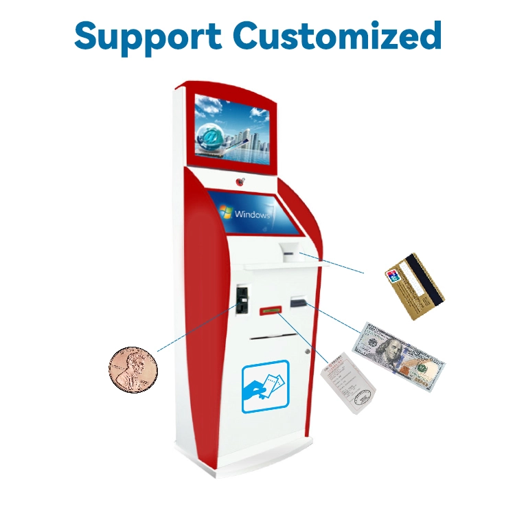 19 inches ANDROID 10/11/12/13 Win Linux appointment kiosk touchscreen print ticket kiosks self service payment kiosks 1
