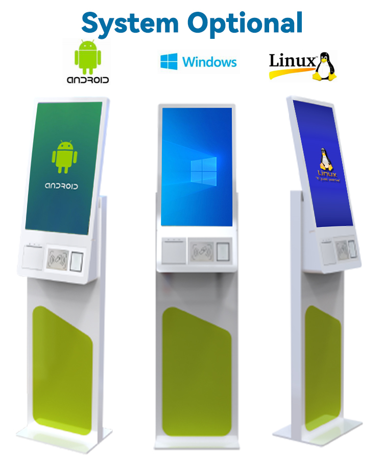 queue and call QMS kiosk touchscreen print ticket kiosks self service payment kiosks 6