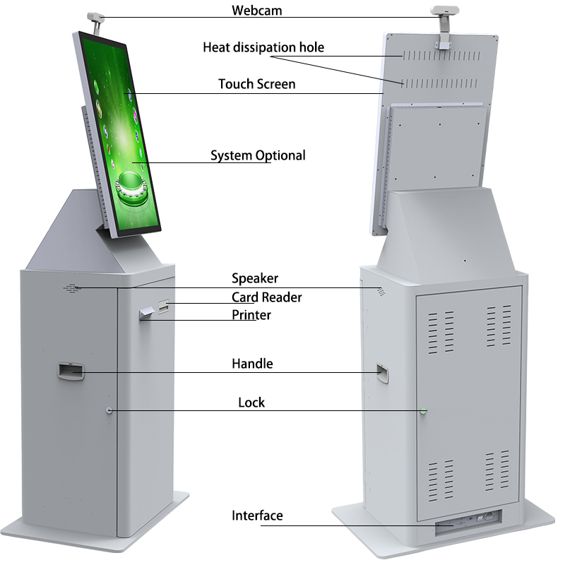 touch screen kiosk with payment cashless kiosk bill payment machine payment kiosk 8