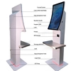 32inch Curved Touchscreen checkout Automated Terminal Machine kiosk Self-checkout Machine For supermarket 4