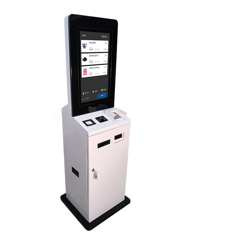 Functional Touch Screen A4 Printer Cash in Cash out QR Scanner Car Insurance Printing Kioskc Ticket Kiosk