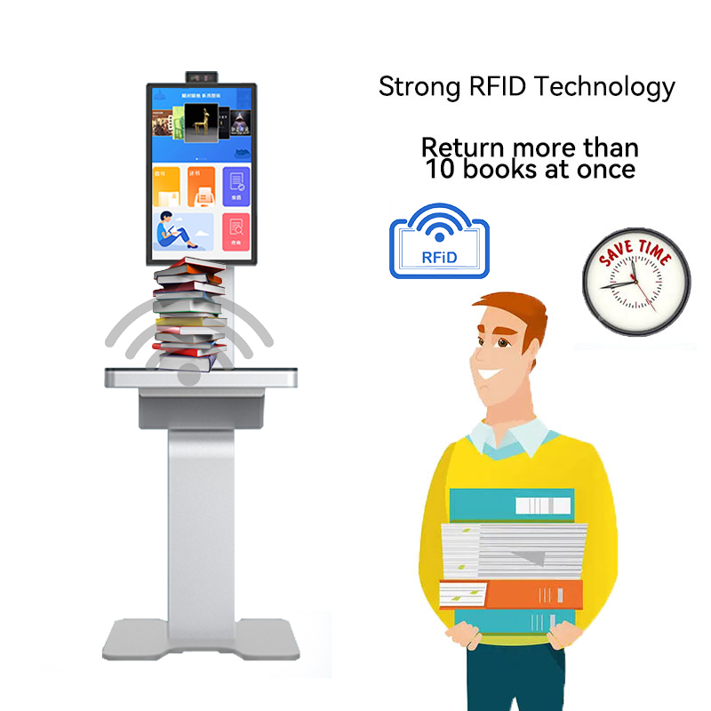 School Self Service Payment Checkout Machines Printing Touch Screen Vending Ordering Library Supermarket Self Kiosk 4